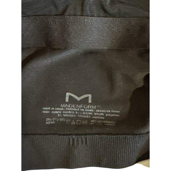 Maidenform Women's Cropped Shapewear Seamless Light Shaping Cami Size L Black - Picture 9 of 9